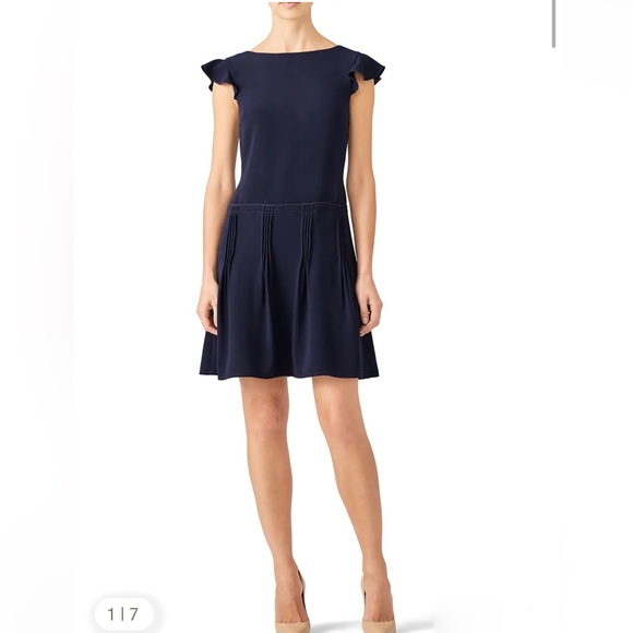 Slate and Willow Elegant Navy Blue Dress size 4 - Picture 1 of 12